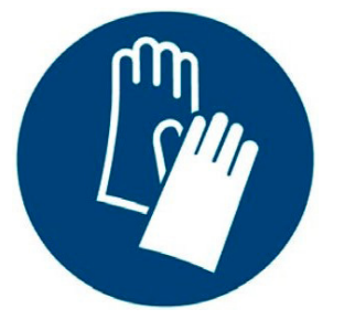 Handschuhe benutzen