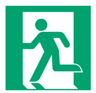 Rettungsweg Notausgang